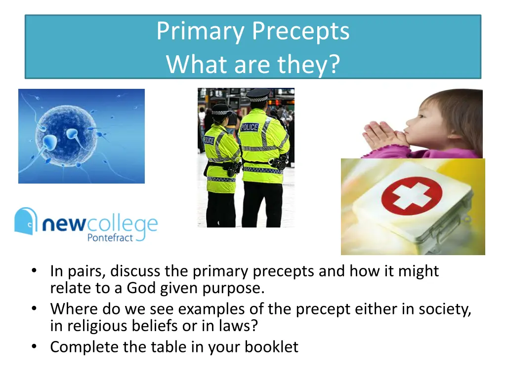 primary precepts what are they