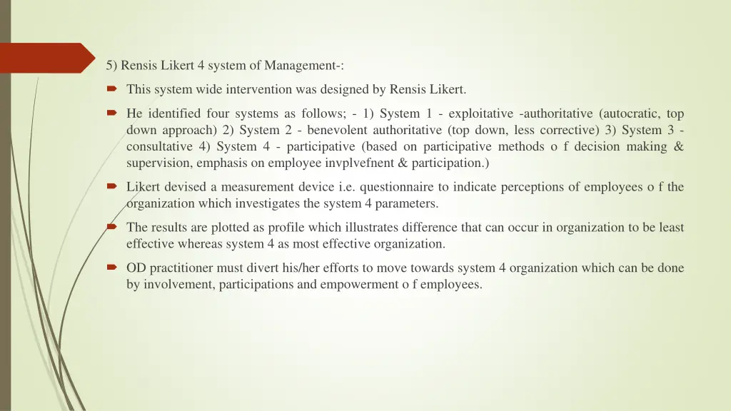 5 rensis likert 4 system of management