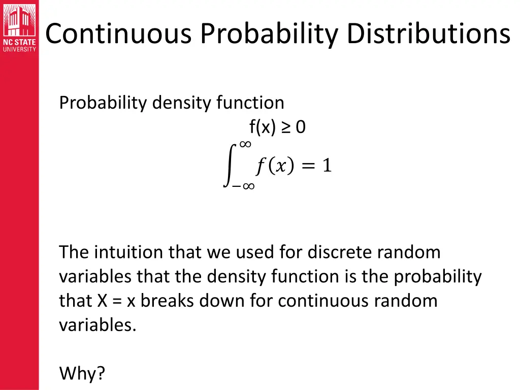 continuous probability distributions