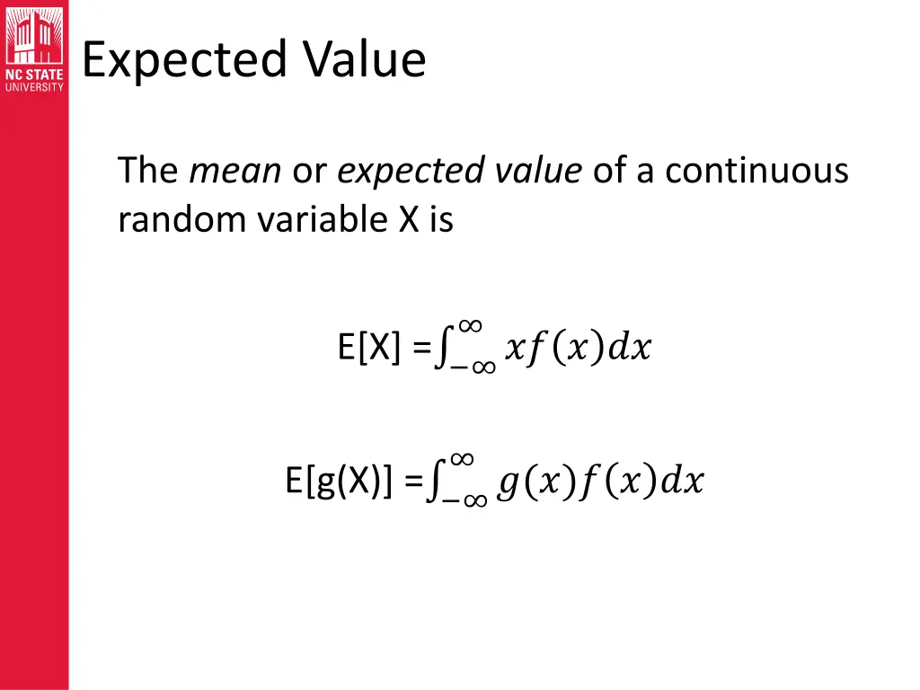 expected value 1