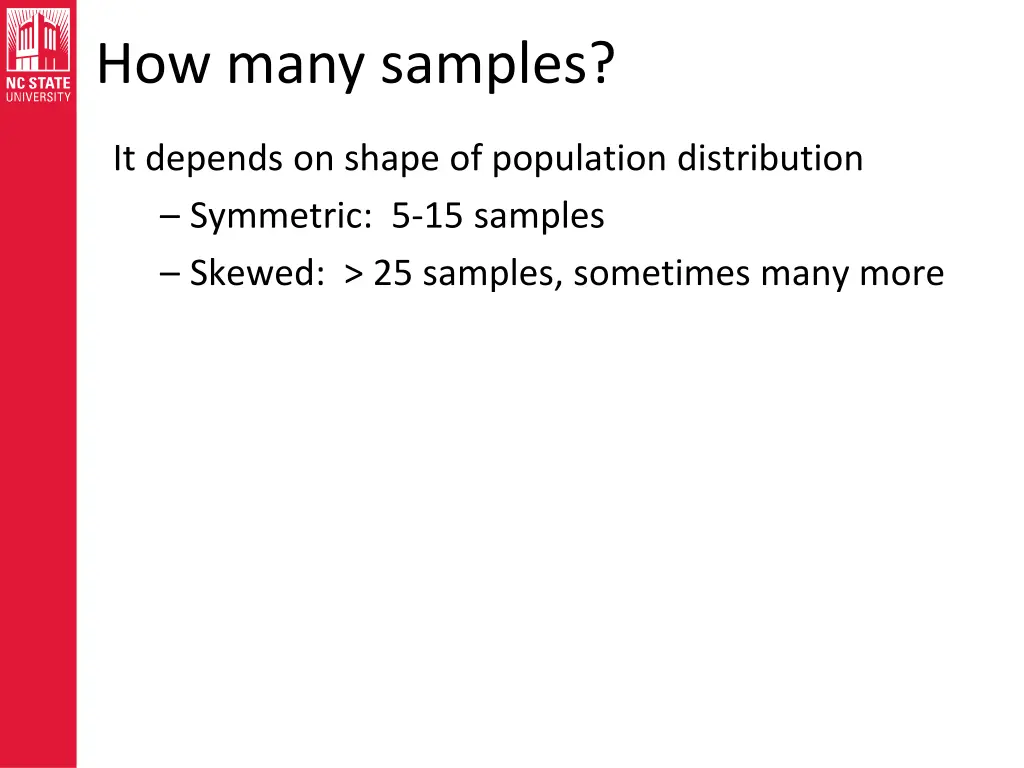 how many samples