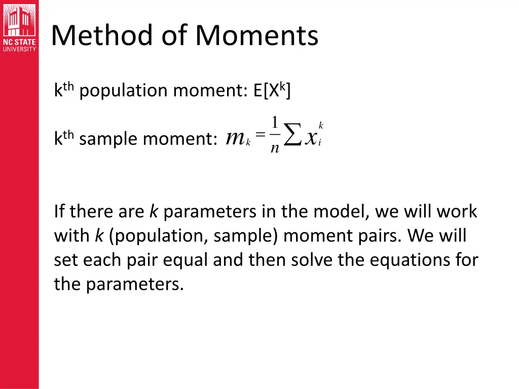 method of moments