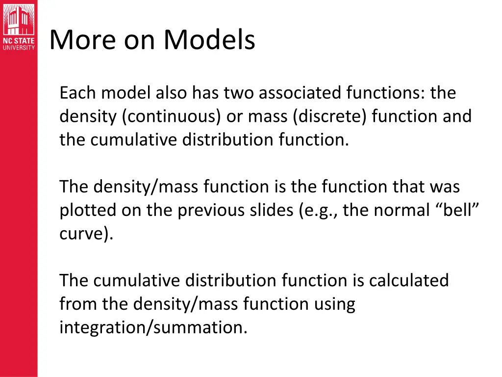 more on models 2