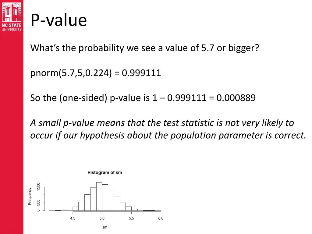 p value 3