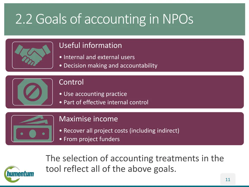 2 2 goals of accounting in npos