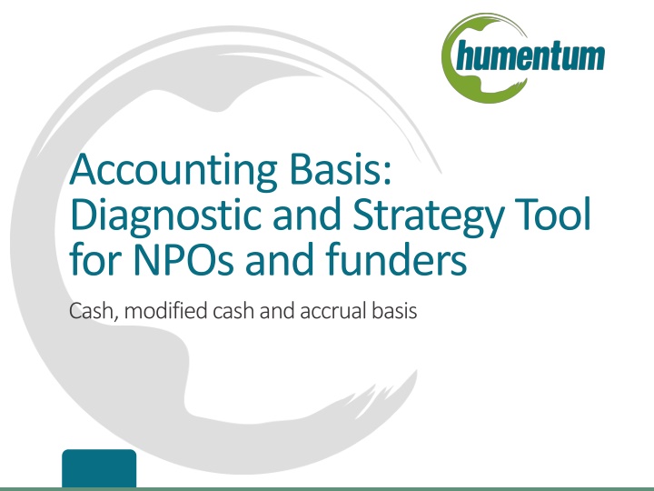 accounting basis diagnostic and strategy tool