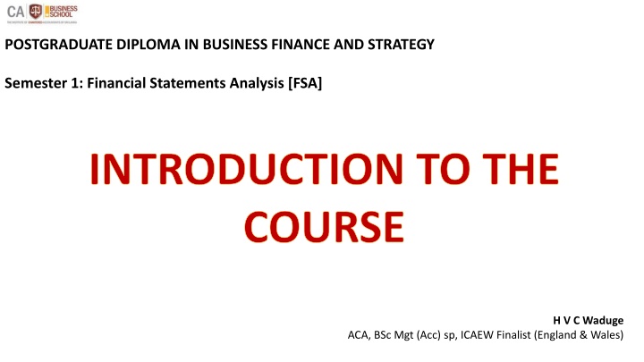 postgraduate diploma in business finance