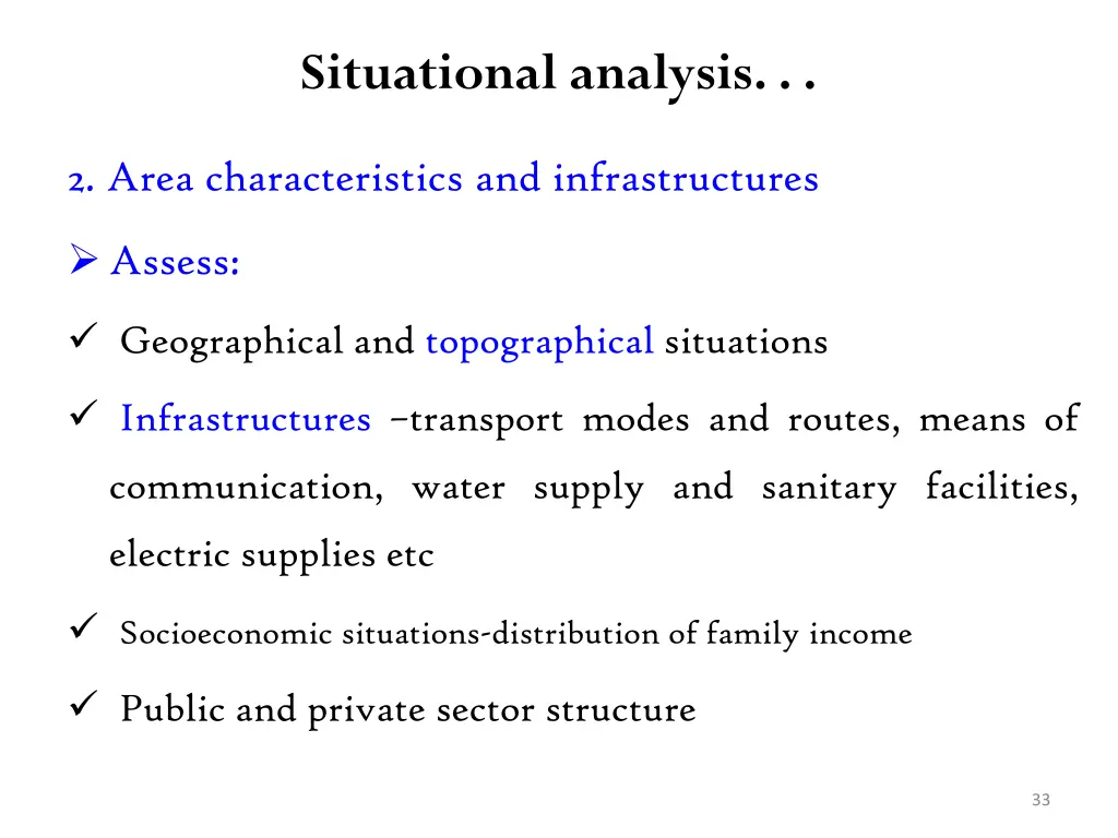 situational analysis 1