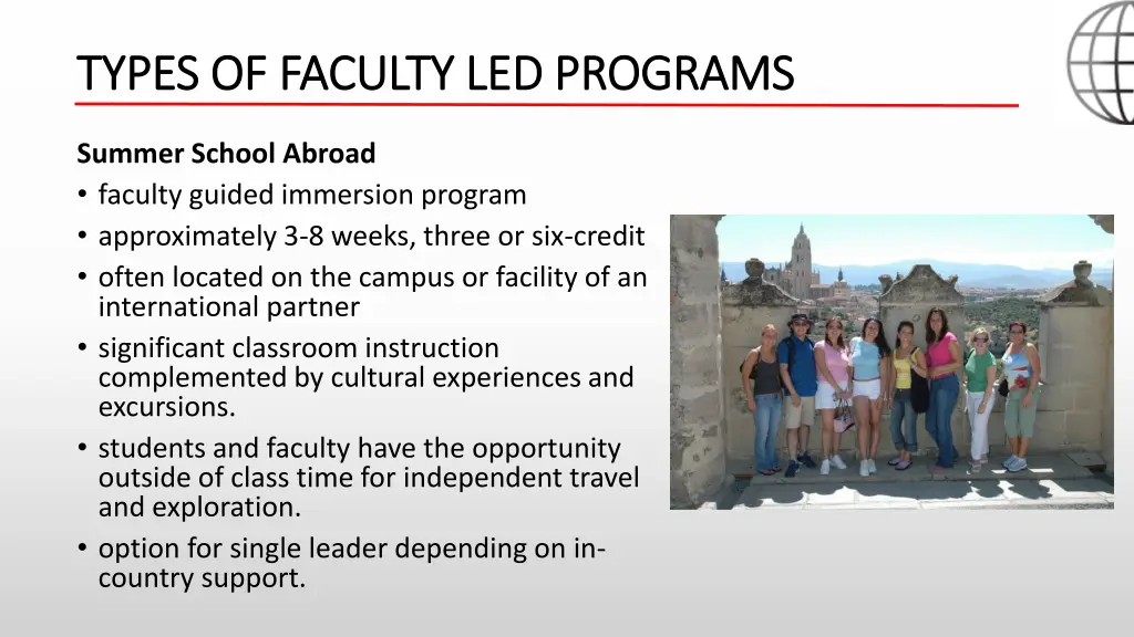 types of faculty led programs types of faculty 2