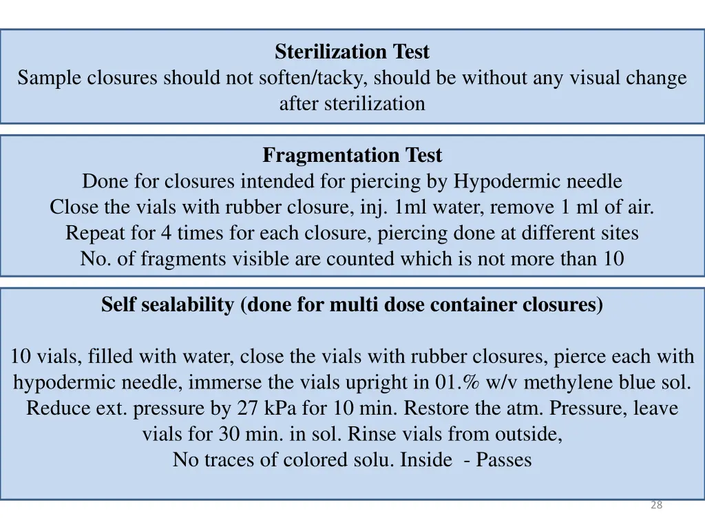 sterilization test