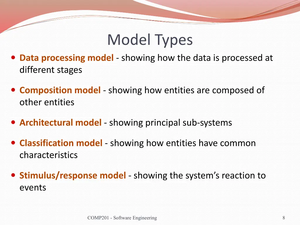 model types