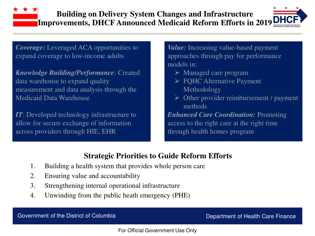 building on delivery system changes