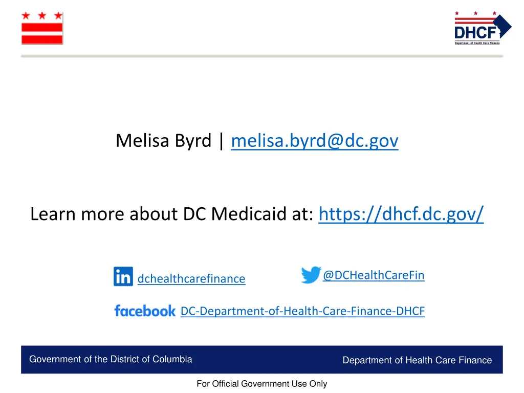 melisa byrd melisa byrd@dc gov