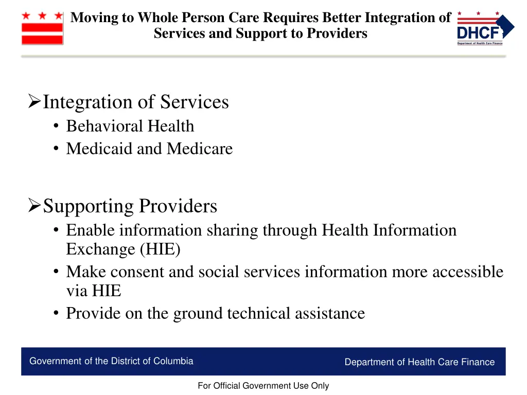 moving to whole person care requires better