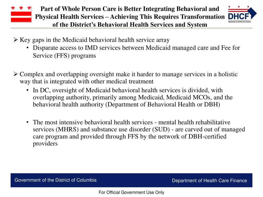 part of whole person care is better integrating