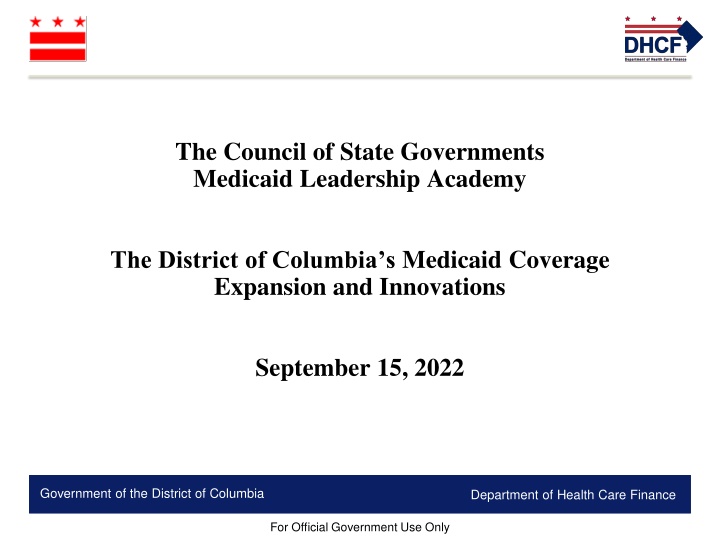 the council of state governments medicaid