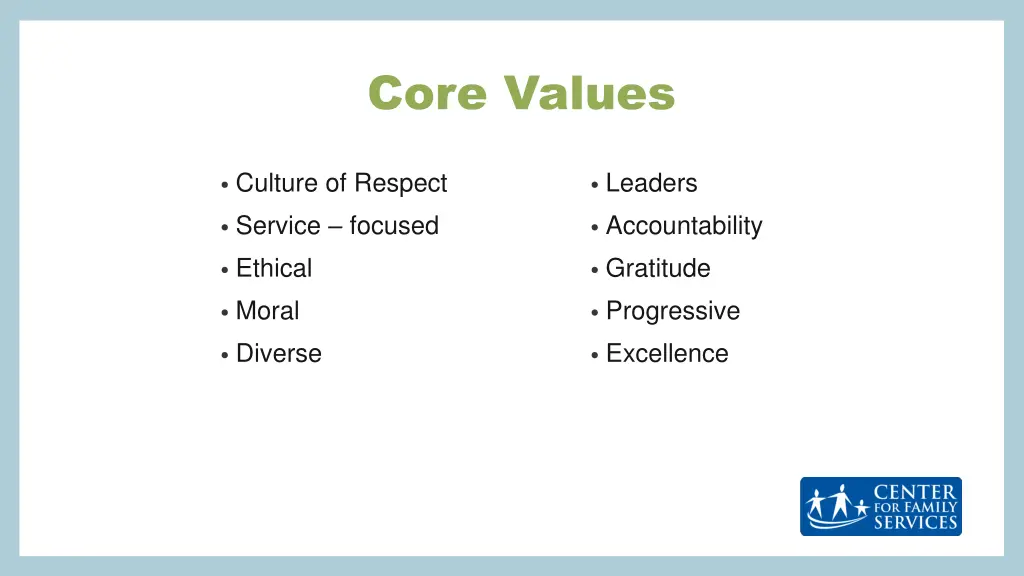 core values