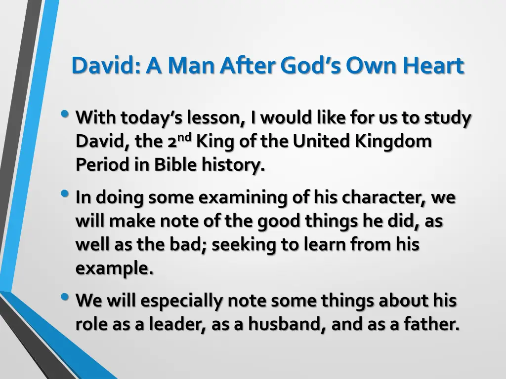 david a man after god s own heart 1