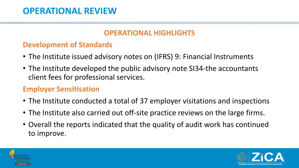 operational review 6