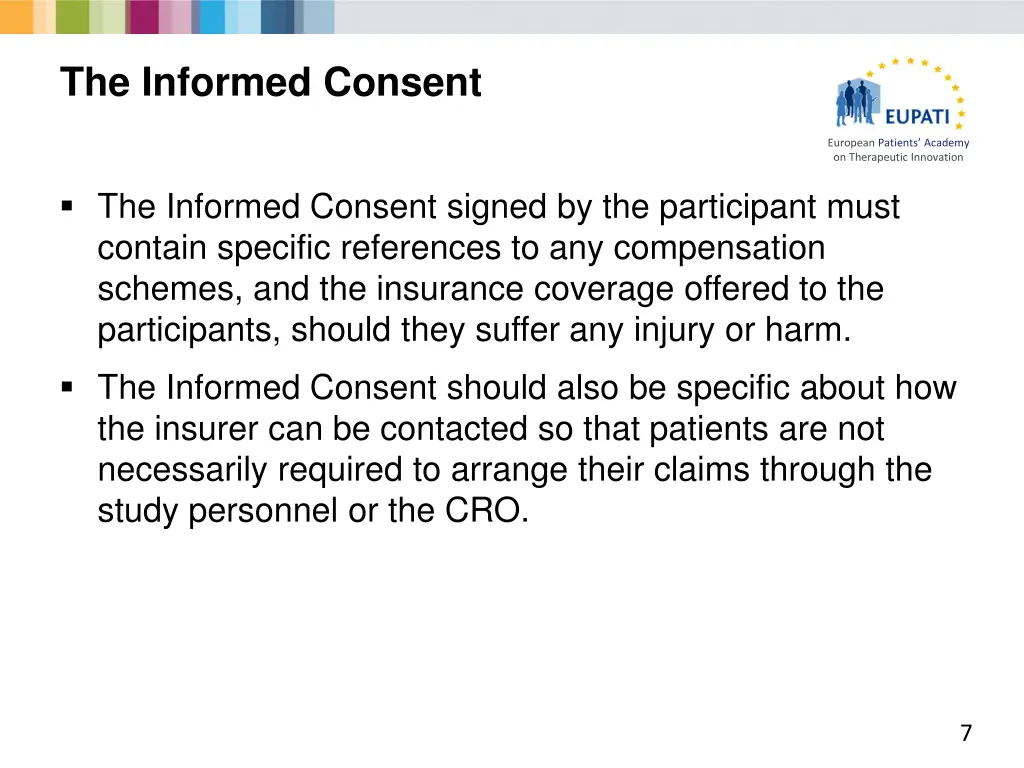 the informed consent