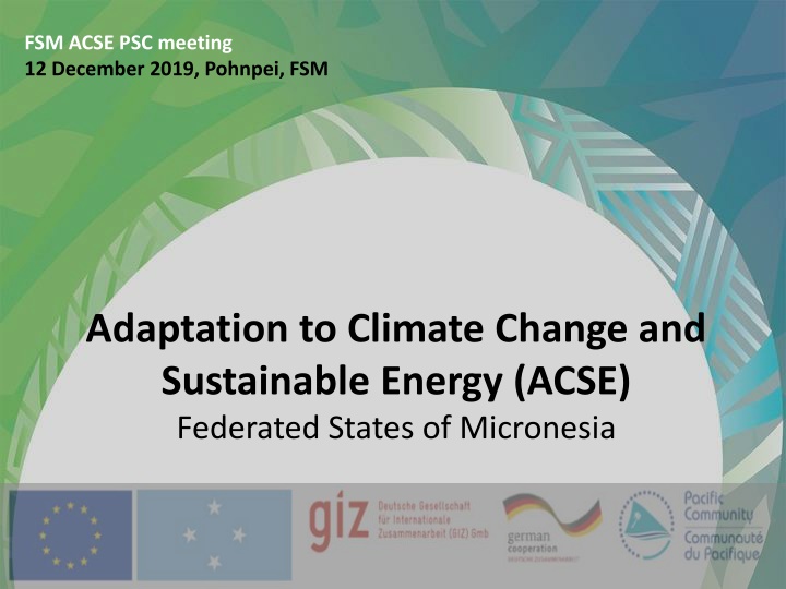 fsm acse psc meeting 12 december 2019 pohnpei fsm