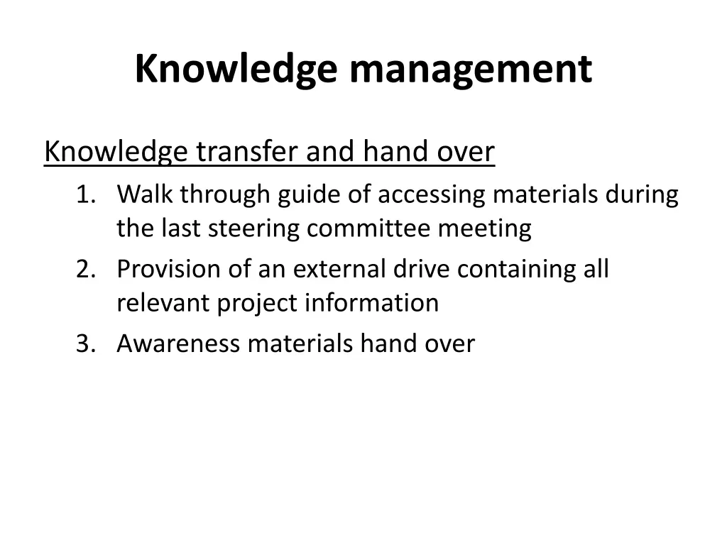 knowledge management 1