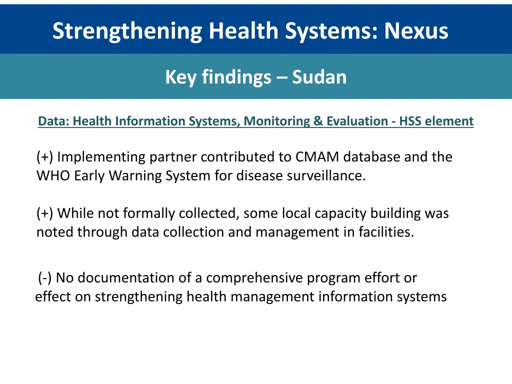 strengthening health systems nexus 10