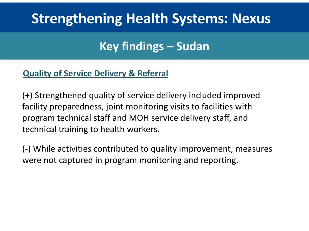 strengthening health systems nexus 11