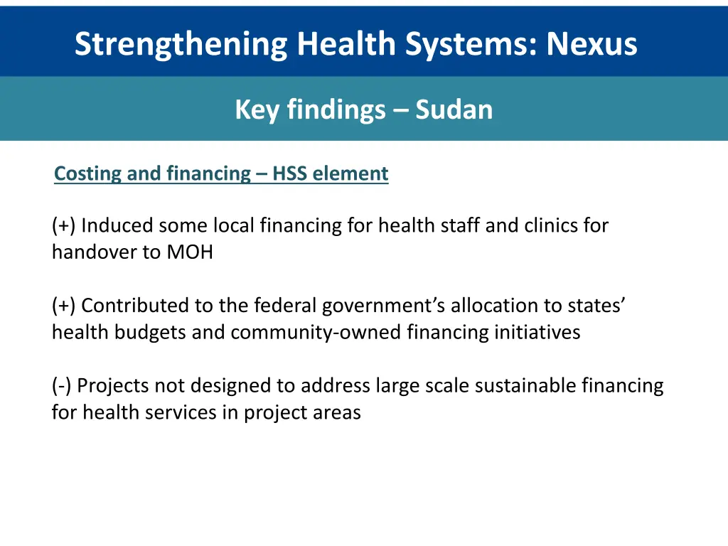 strengthening health systems nexus 7