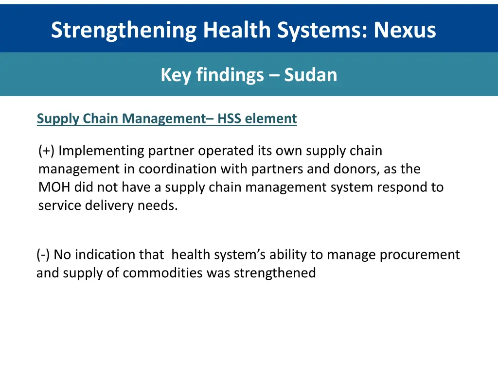 strengthening health systems nexus 9