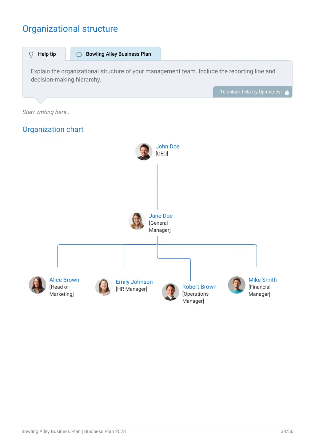 organizational structure