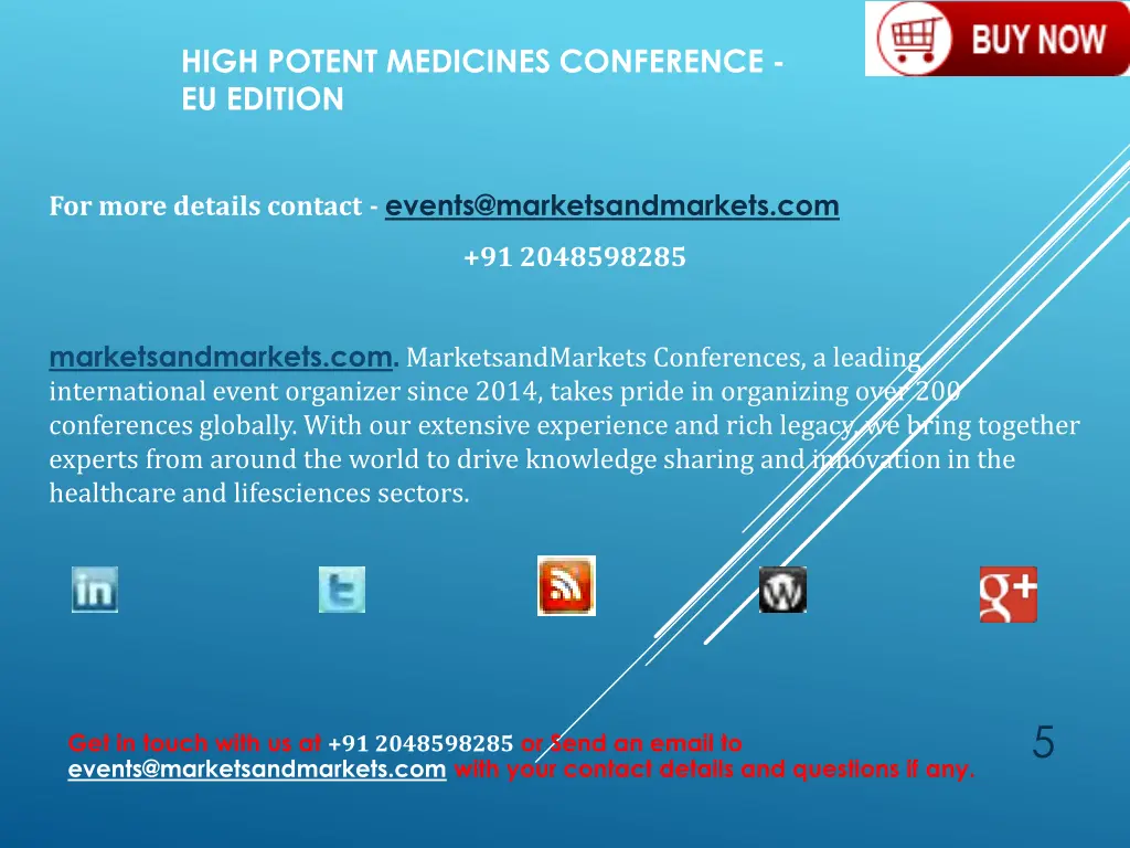 high potent medicines conference eu edition 1