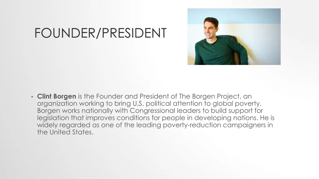 founder president