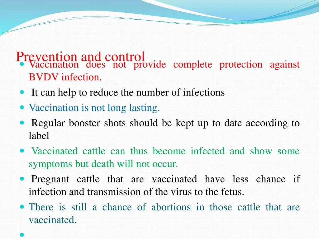 prevention and control vaccination does