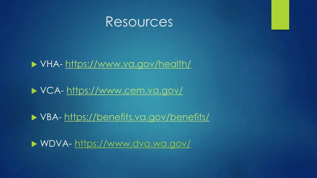 resources