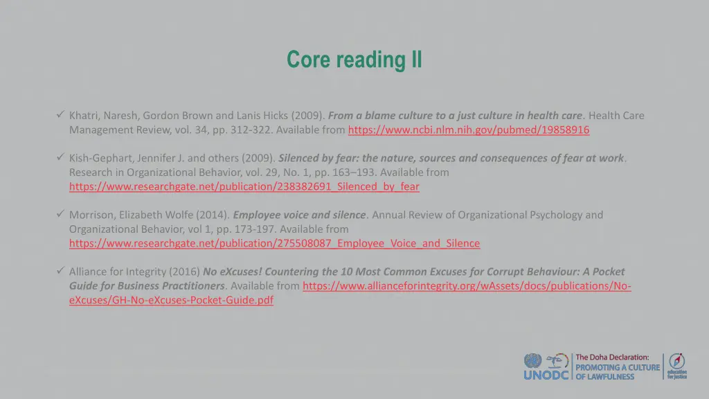 core reading ii