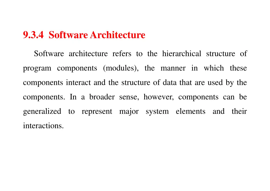 9 3 4 software architecture