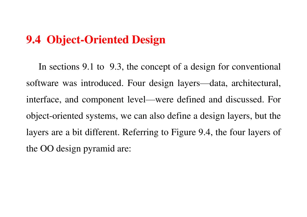 9 4 object oriented design