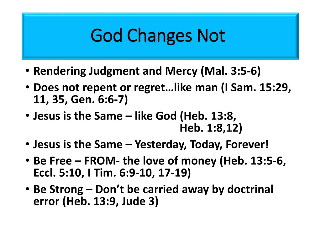 god changes not god changes not