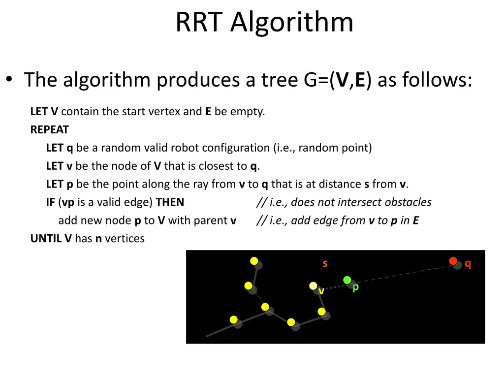 rrt algorithm