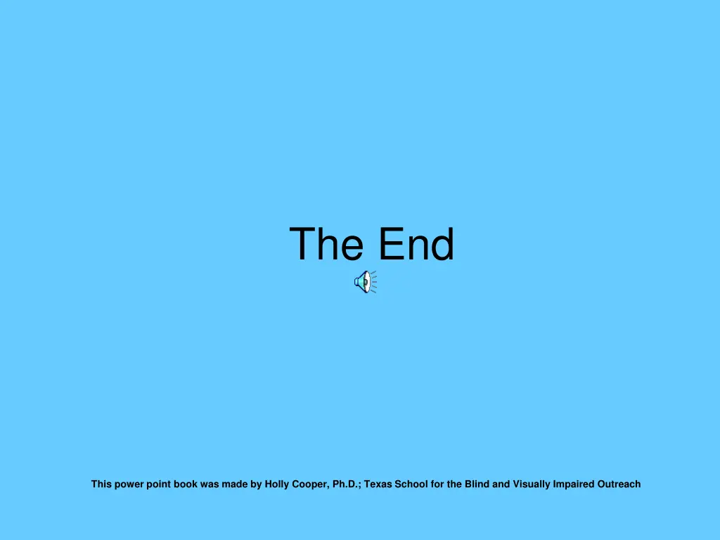 the end