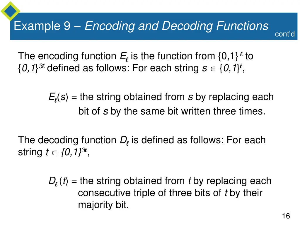 example 9 encoding and decoding functions 1