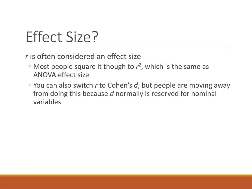 effect size