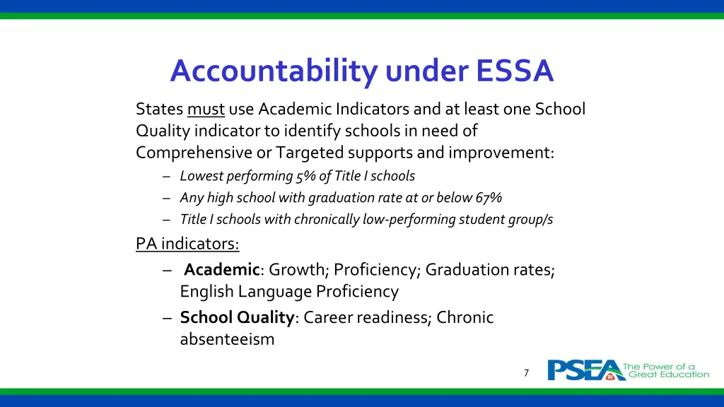 accountability under essa