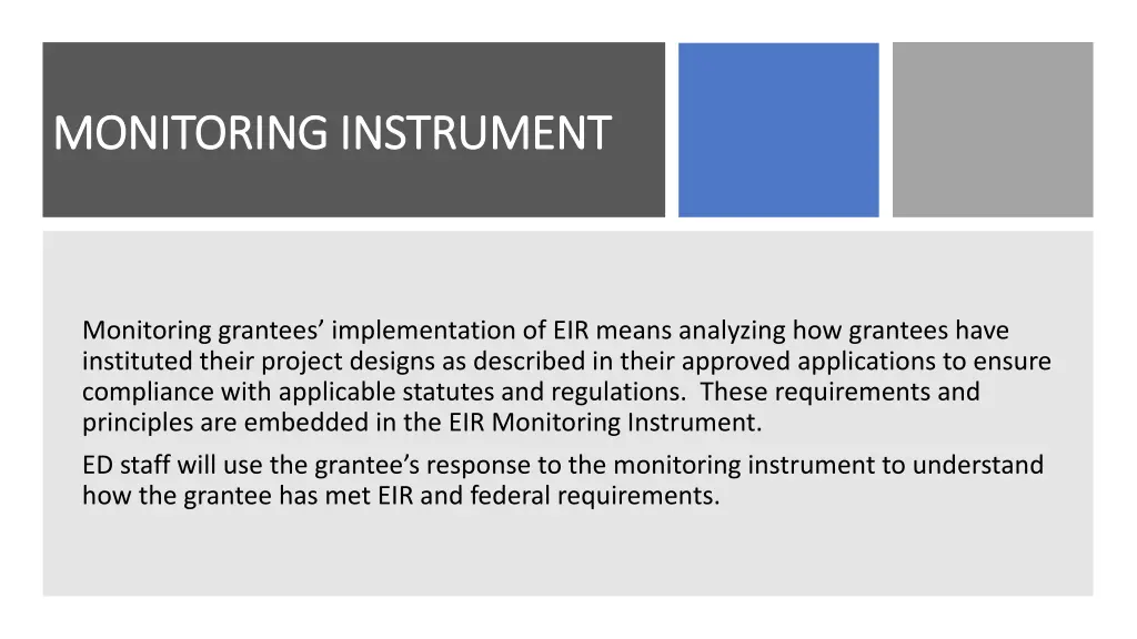 monitoring instrument monitoring instrument