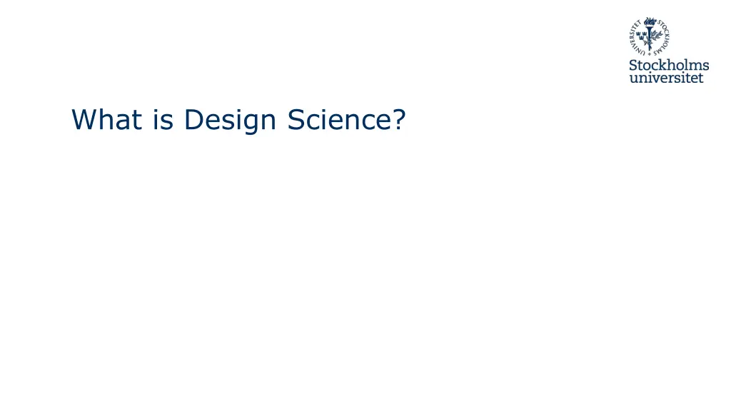 what is design science