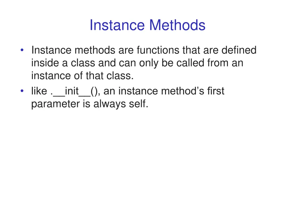 instance methods