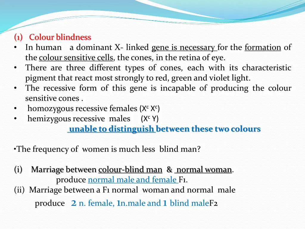 1 colour blindness in human