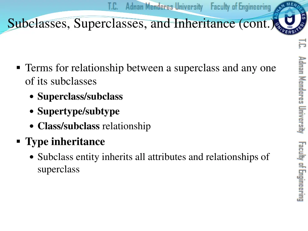 subclasses superclasses and inheritance cont 1