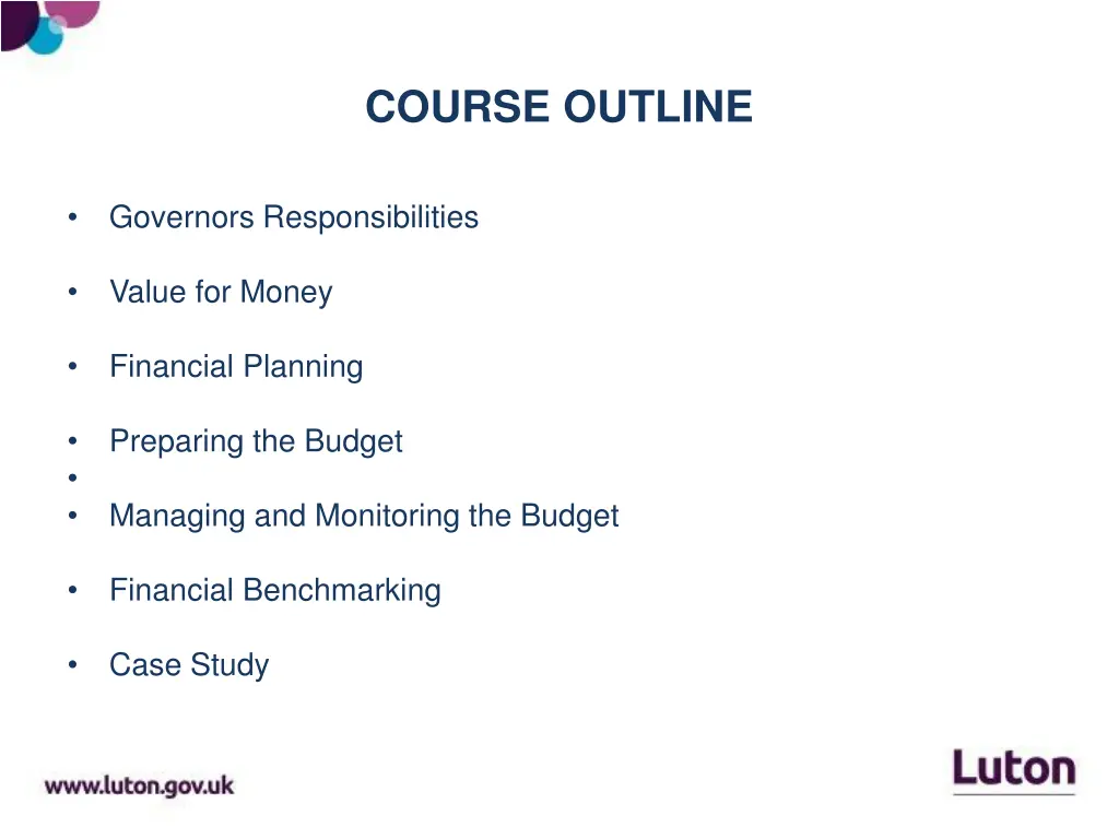 course outline